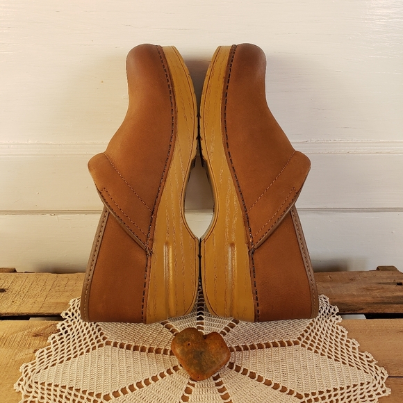 Dansko Honey Suede Clog Burnished Nubuck Pro Distressed Heritage Granny 38/7.5-8 - Picture 13 of 15